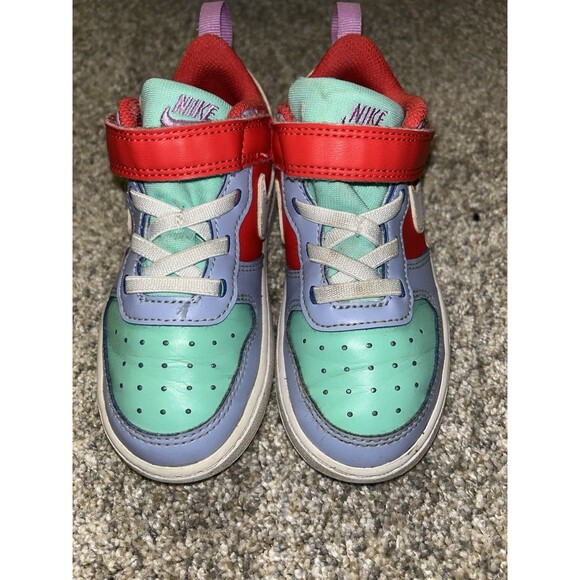 Toddler Baby Unisex Multicolor Nike Dunks‎ Low Court Sneakers Size 9C - Picture 4 of 5
